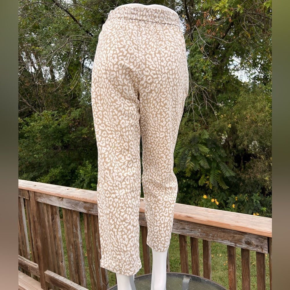 J. Crew Factory Leopard Print Drawstring Elastic … - image 3
